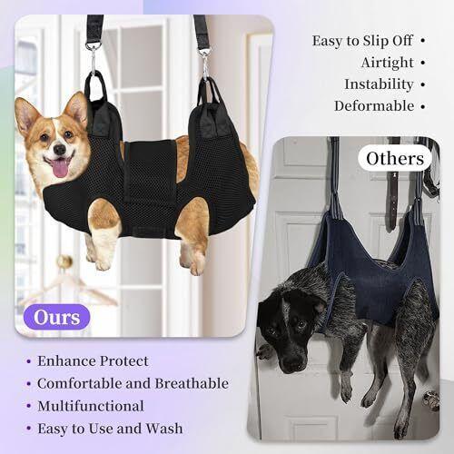 Dog Grooming Hammock for Small Dogs Pet Hammock for Nail Trimming Dog Sling