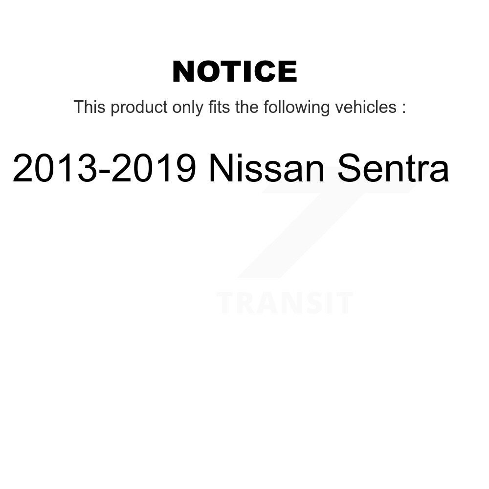 Rear Brake Drum Shoes And Spring Hardware Kit Set For 2013-2019 Nissan Sentra