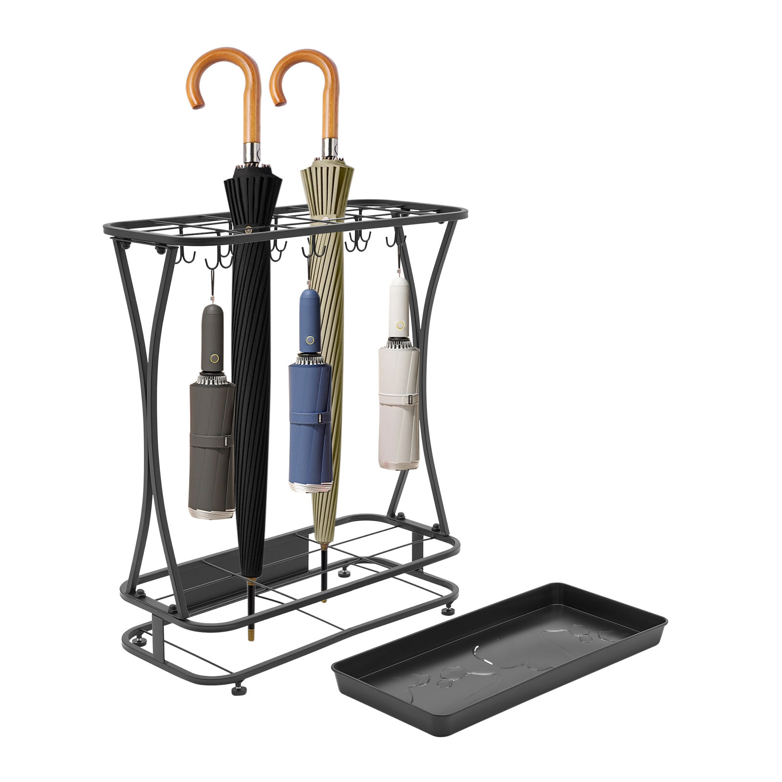 Umbrella Holder Stand Umbrella Rack Organizer Free Standing Umbrella Organizer