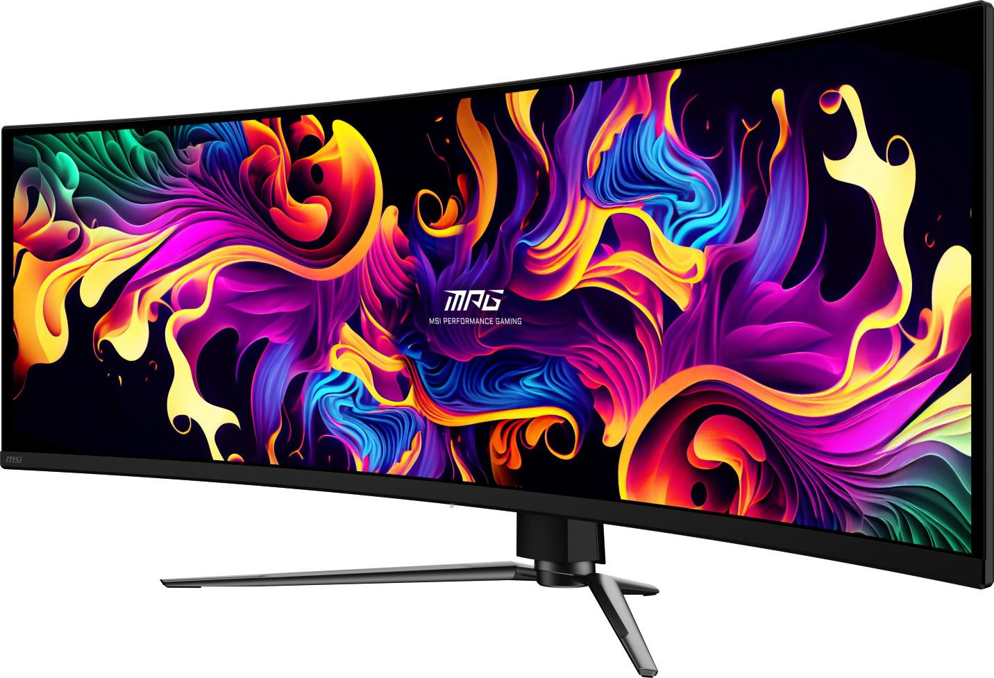MSI MPG 491CQPS QD-OLED 49" DQHD Curved Gaming Monitor, 144Hz/0.03ms HDR 400