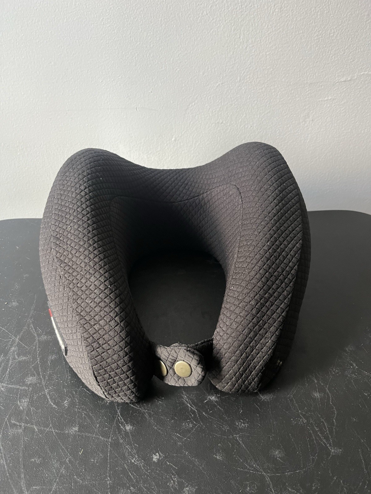 High Sierra Black Memory Foam Neck Travel Adjustable Pillow