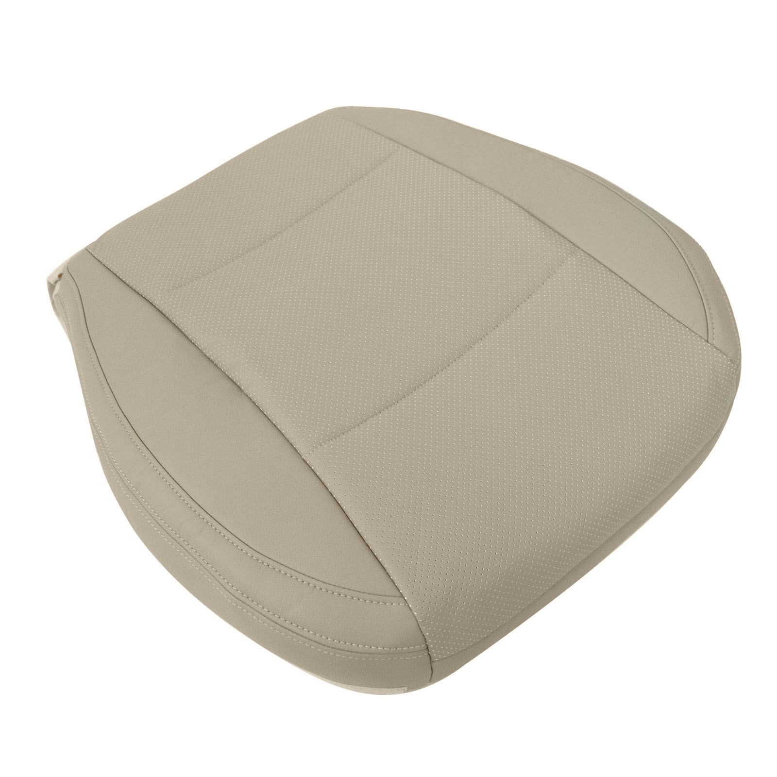 Front Bottom/Top Seat Cover Leather Tan For 2015-2019 Subaru Legacy Outback Tan