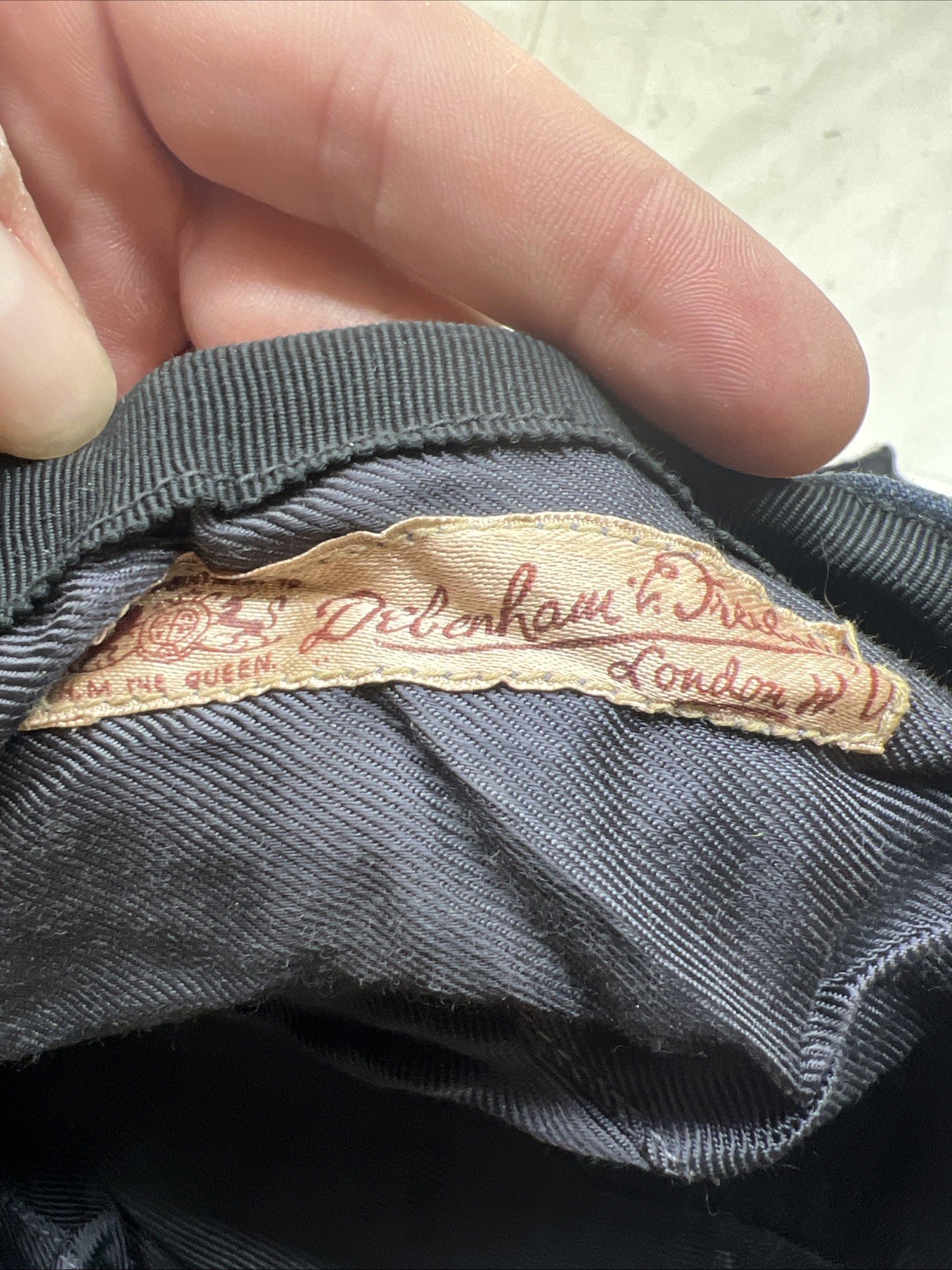 WW2 American Red Cross Women’s Hat British Made London (FF649