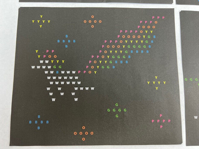 Lite Brite Replacement Instructions + Lite Pegs + 6 Overlay Sheets Parts Only