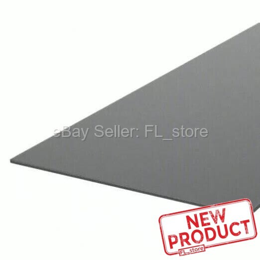 1/16" Thick Black Plastic Sheet High Density Polyethylene 24" L X 24" W HDPE NEW