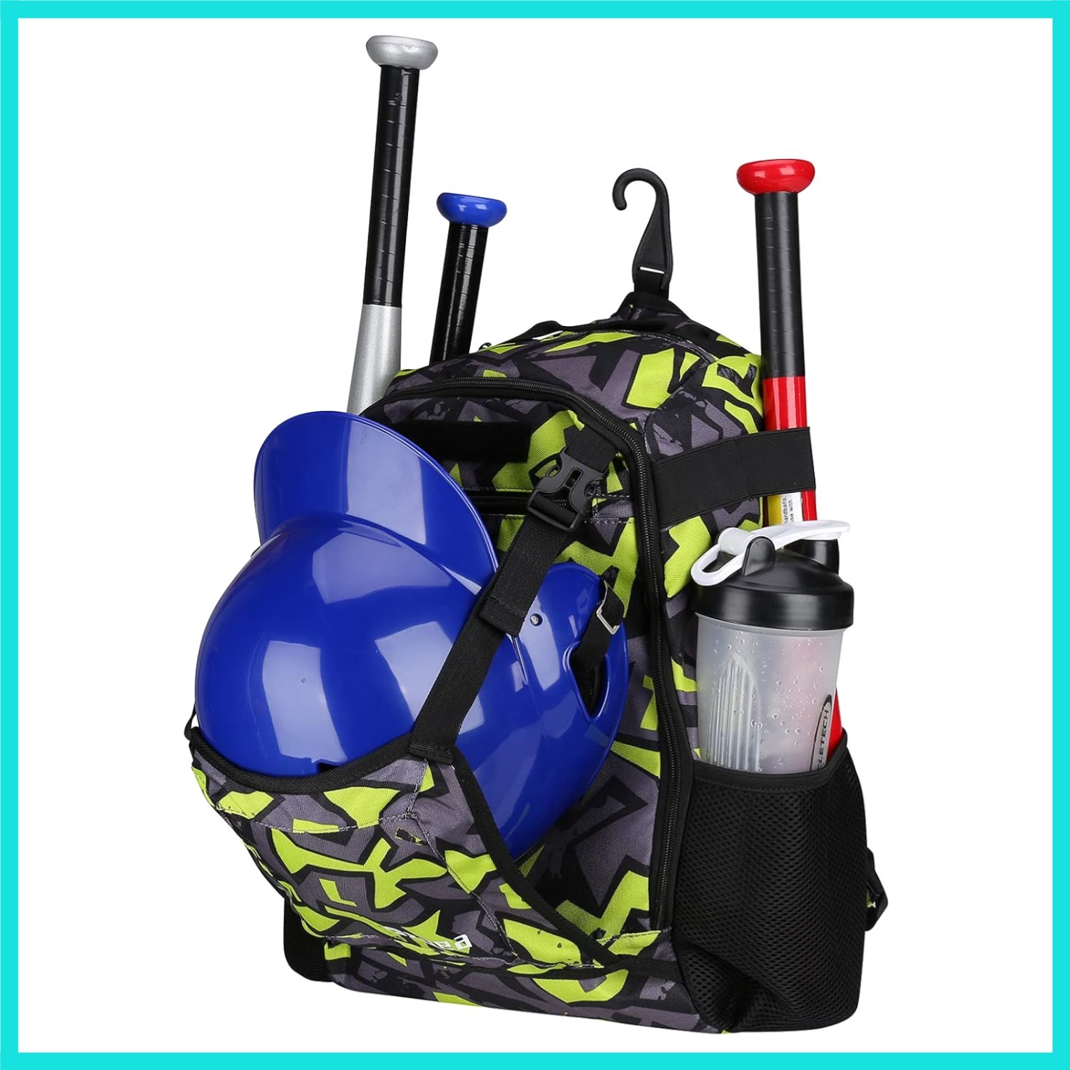 Youth , T-Ball & Softball Equipment & Gear for Youth, Large Capacity Holds 2 ...