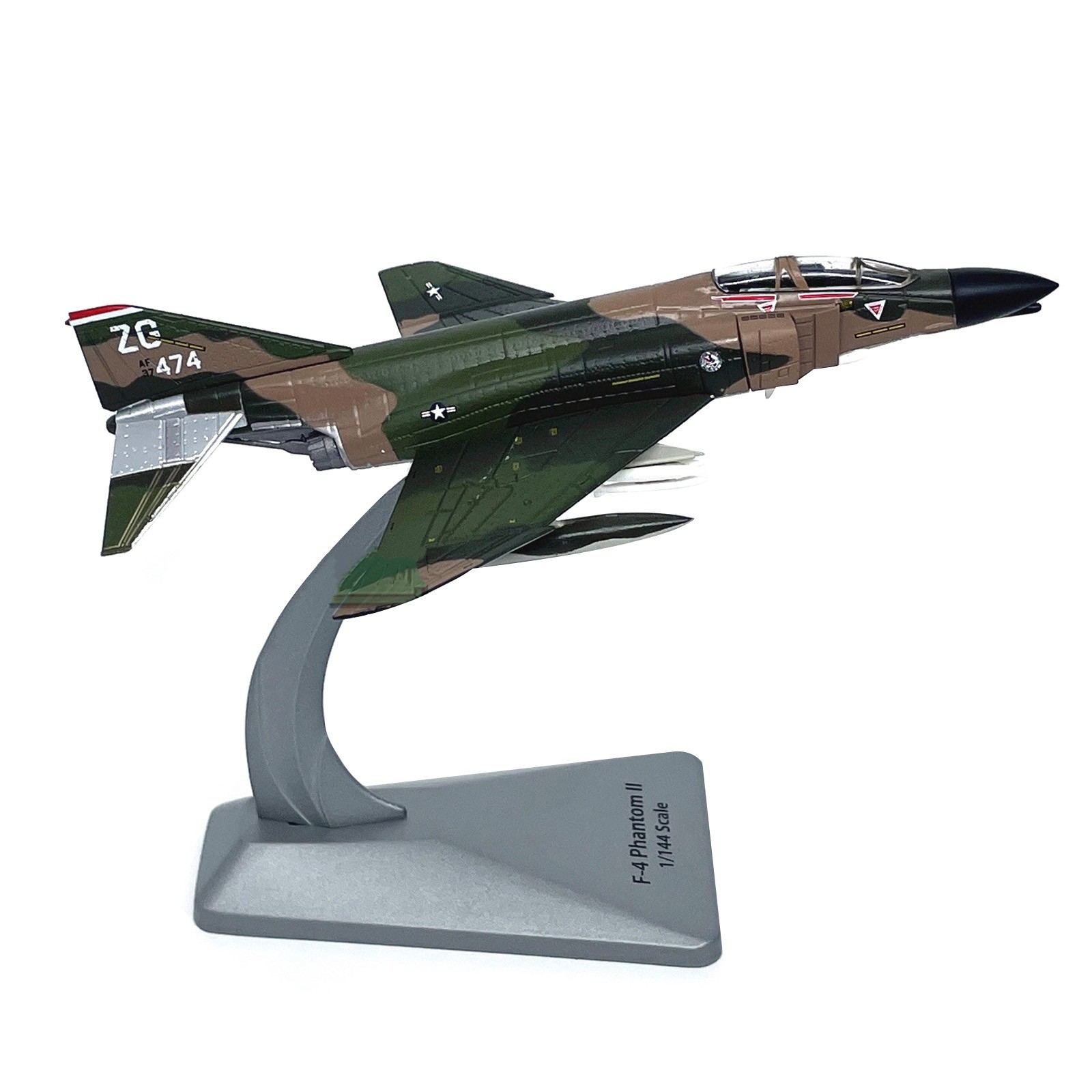 Brand New 14cm Diecast Alloy 1/144 USAF F-4 Phantom II Fighter Model Toy Gift