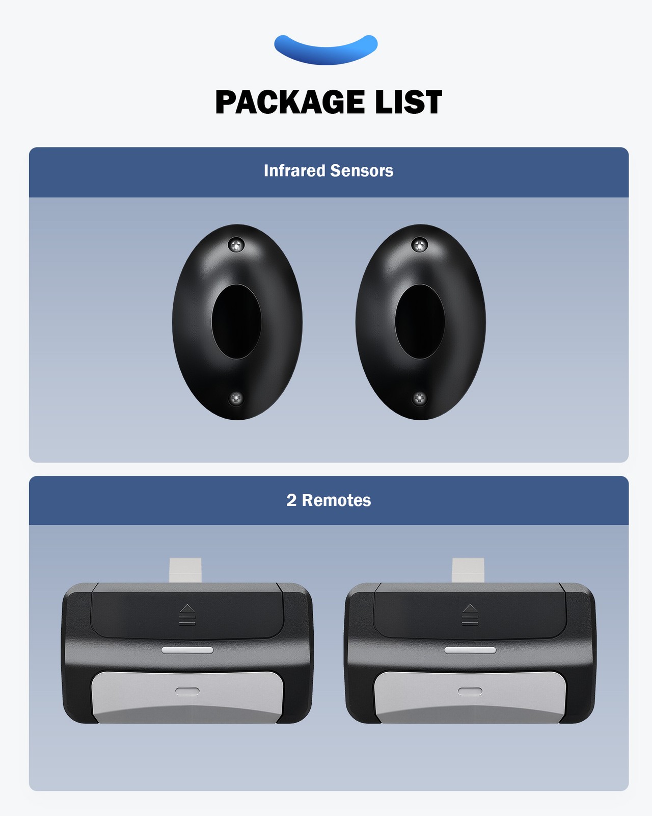ZUMI Automatic Wall Mount Garage Door Opener with Remote Controls IR Sensors