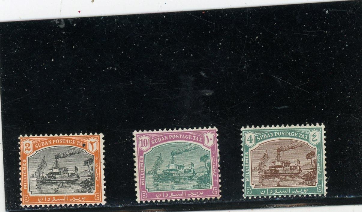 Sudan 1927 Dues Scott# J9-J11 Mint Hinged Cpl Set