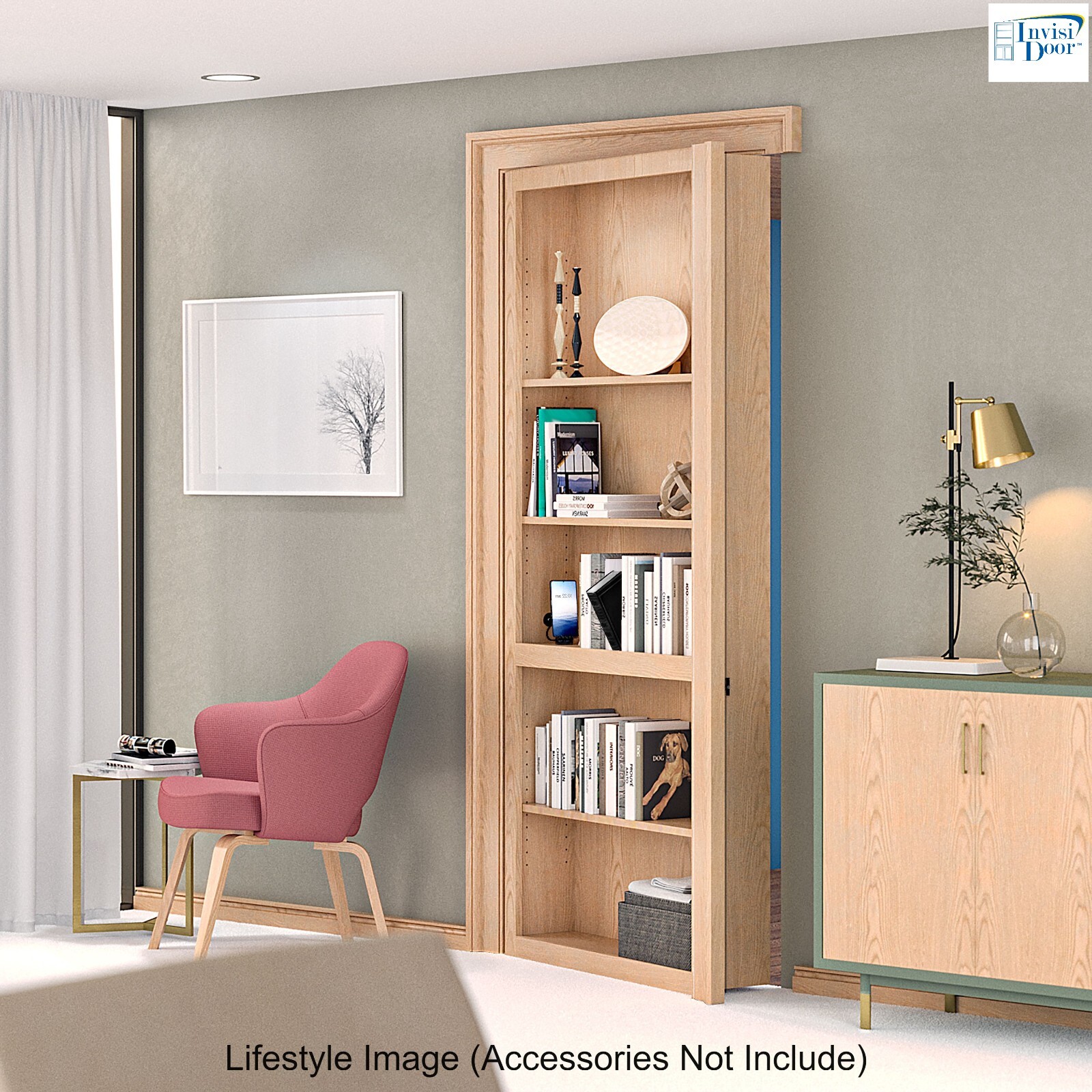 InvisiDoor™ Unfinished Assembled Hidden Door *FREE FREIGHT*