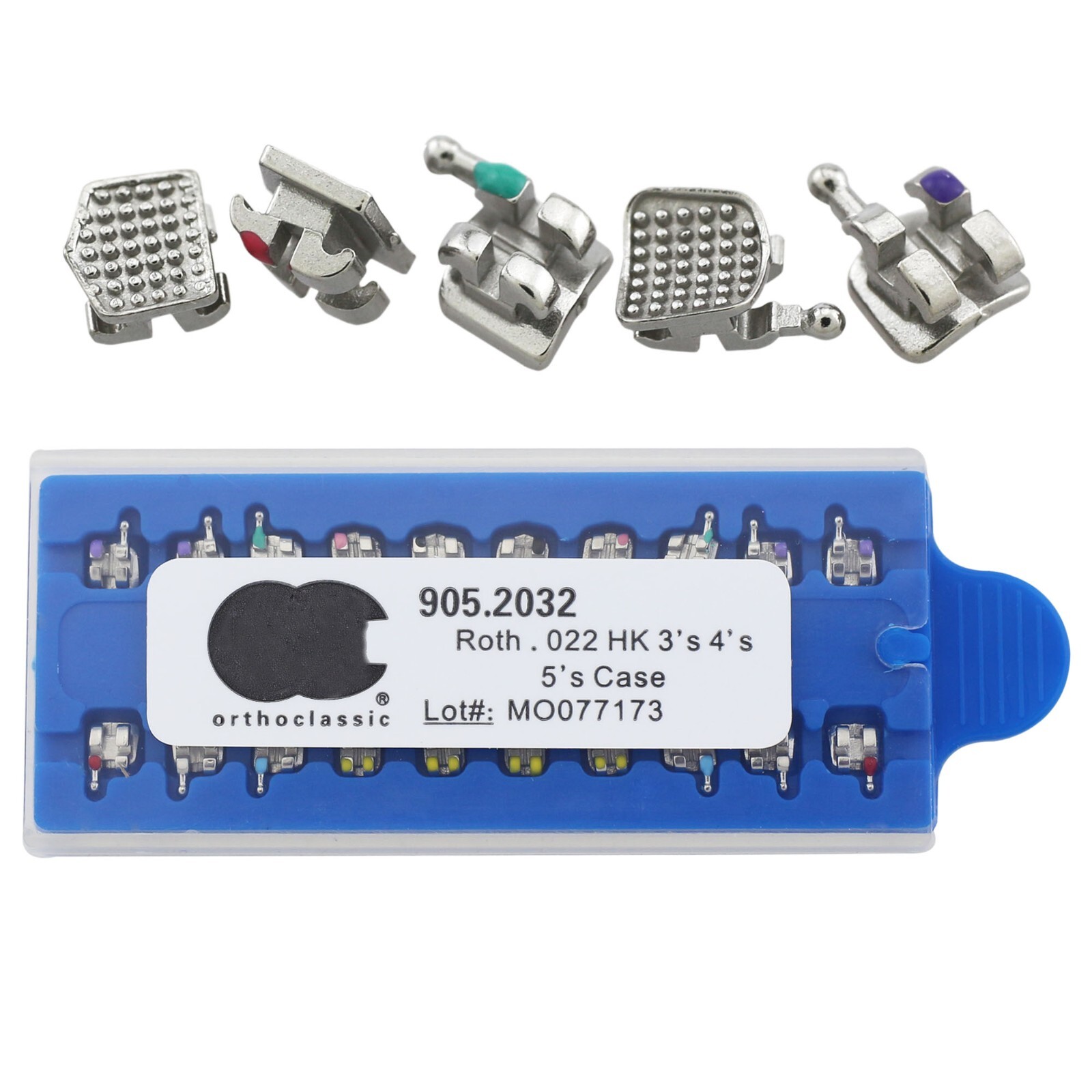 US Dental Orthodontic Metal Brackets MIM Mini Braces Roth MBT 022 018 345 Hooks