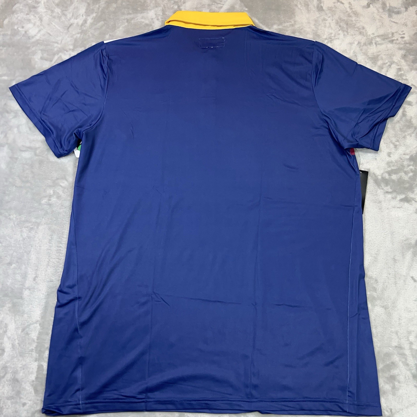 Tipsy Elves Men's XL Golf Polo Shirt Slice of Sunset Stripes