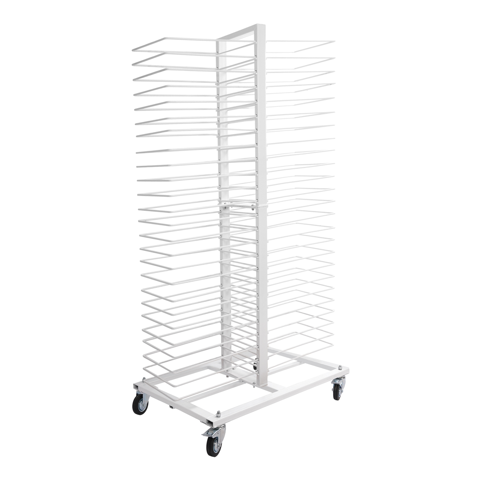 50 shelves 4 Casters Art Drying Rack Drying Stand For Doors/Shelves/Paint Shops