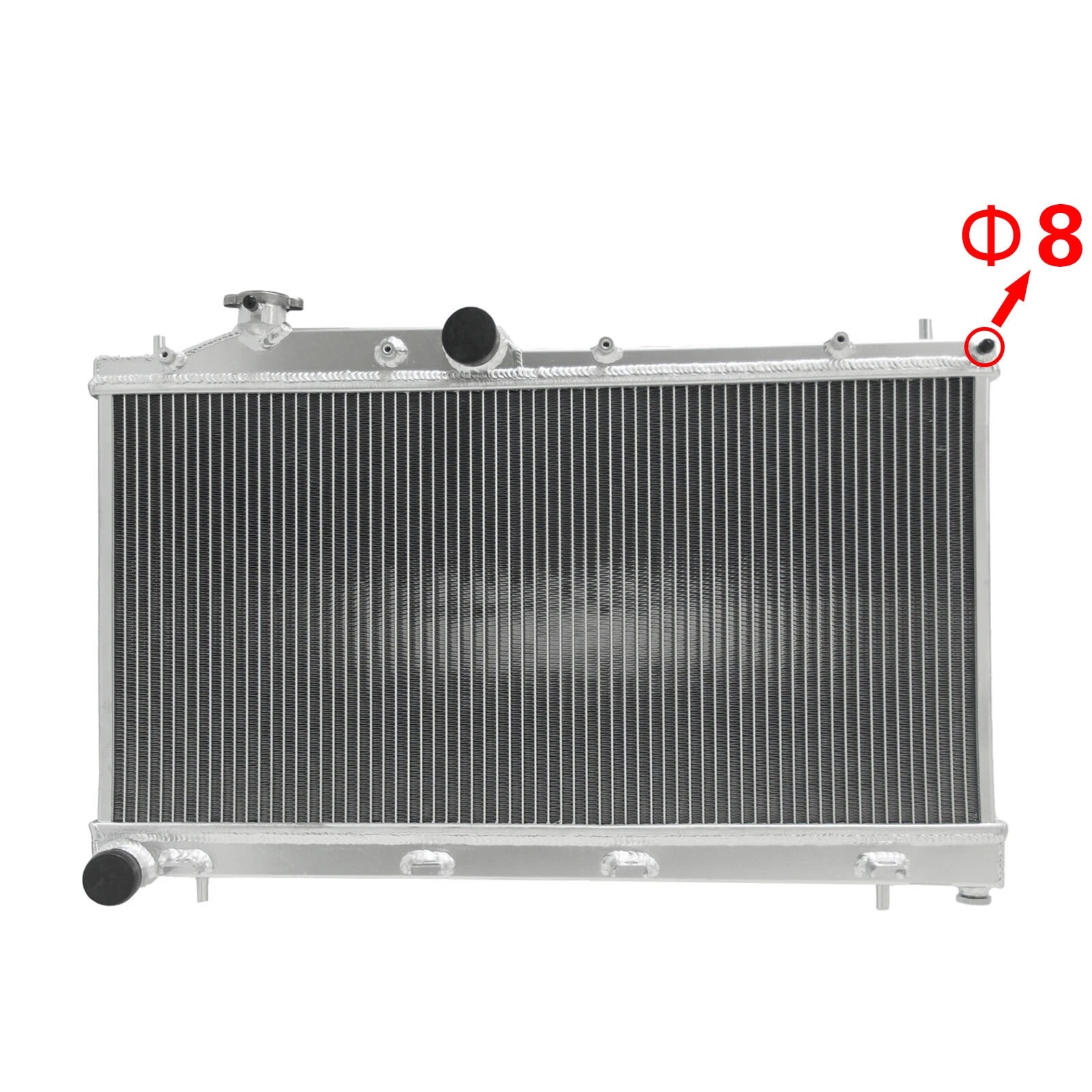 Radiator Fit Subaru Impreza 2008-2014 2.5L H4 STI WRX MT 2458cc Aluminum