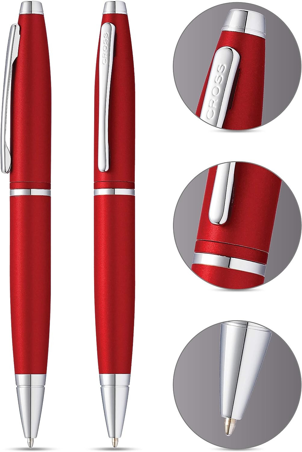 Cross Calais Matte Red Ballpoint Pen ( AT0112-19)