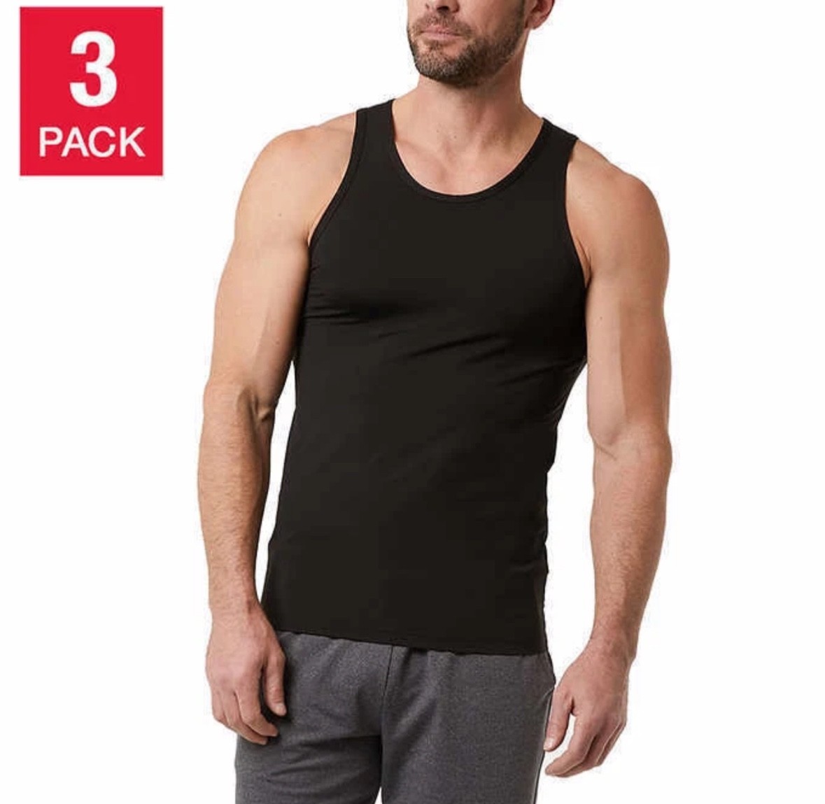 32 Degrees Men's Comfort Mesh Tank, 3-pack