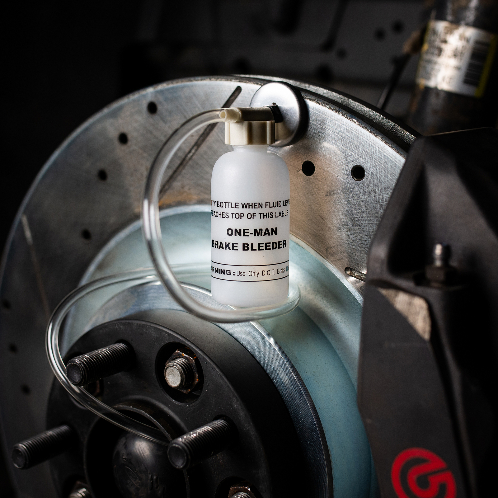 ABN | One Man Brake Bleeder Kit – Brake Bleeding Kit with Magnet