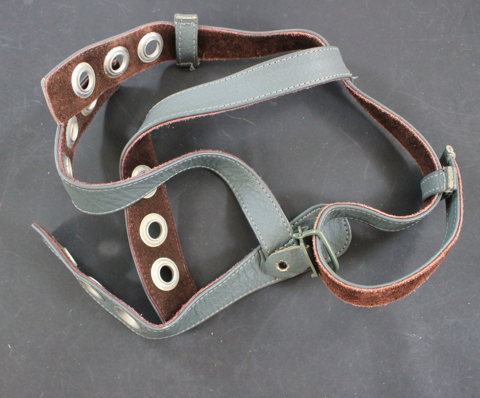 Pair Post‑War German Luftwaffe Fallschirmjäger Paratrooper Helmet Chin Straps