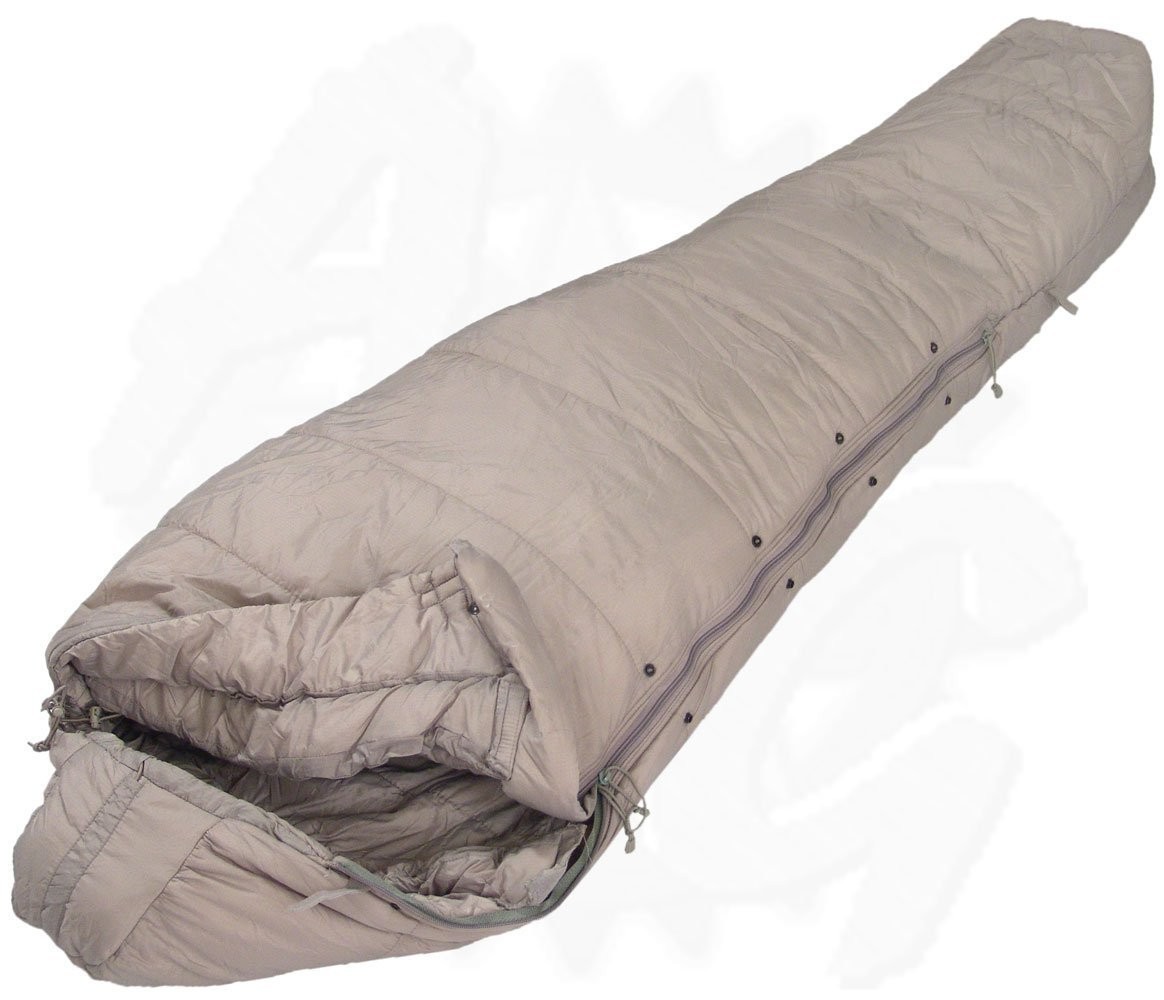 USGI Intermediate Cold Weather Sleeping Bag Cold Weather - Urban Gray VGC