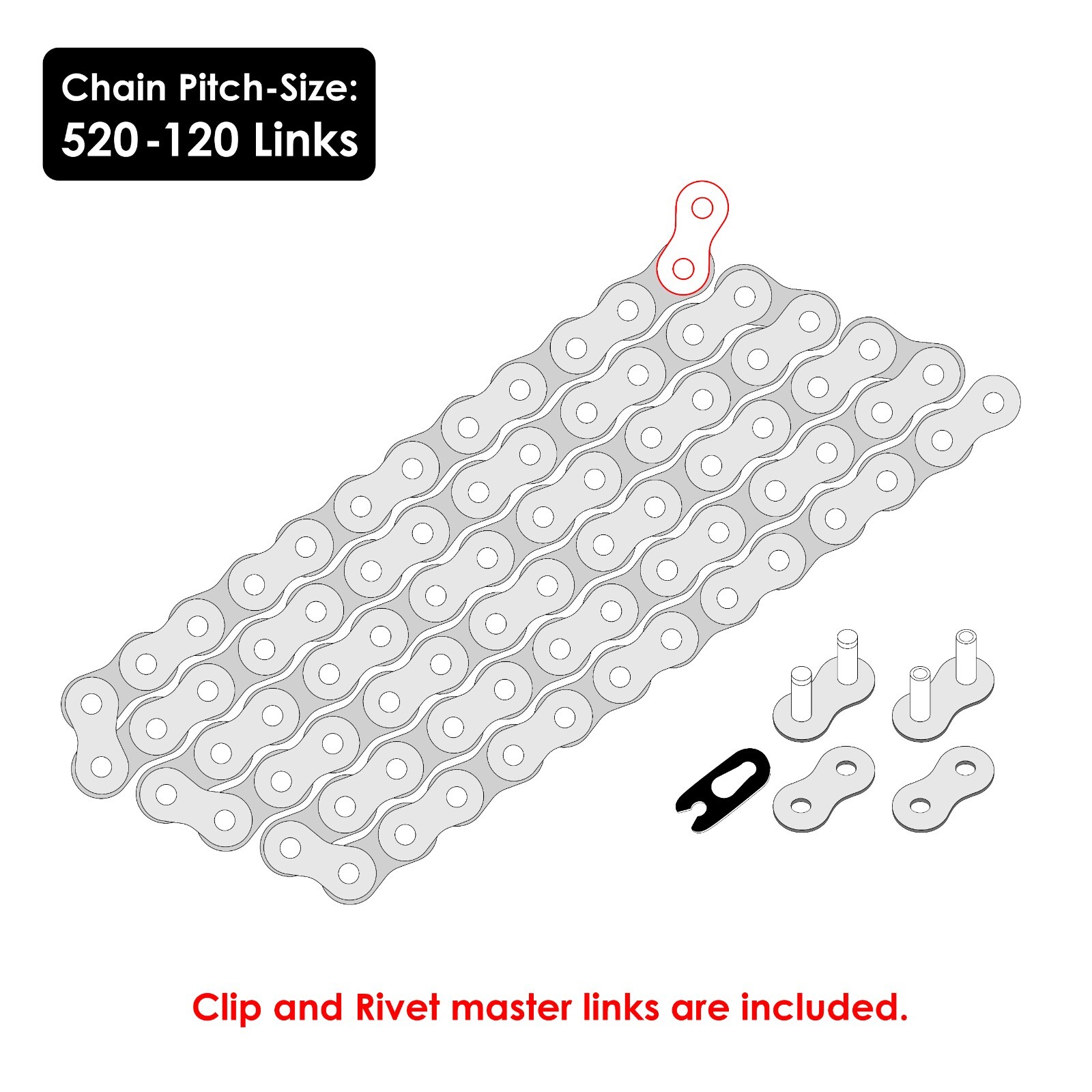 Drive Chain & Sprocket Kit for Honda CRF250R 2004 2005 2006 2007 2008 2009