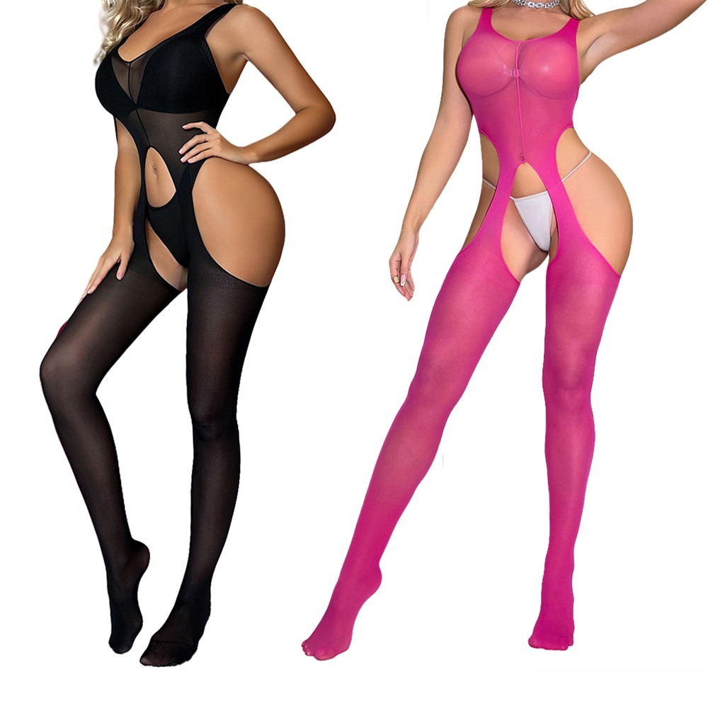 sexy-lingerie For Women Bodysuit Fishnet Body Stocking Nightwear Sleepwear Gift
