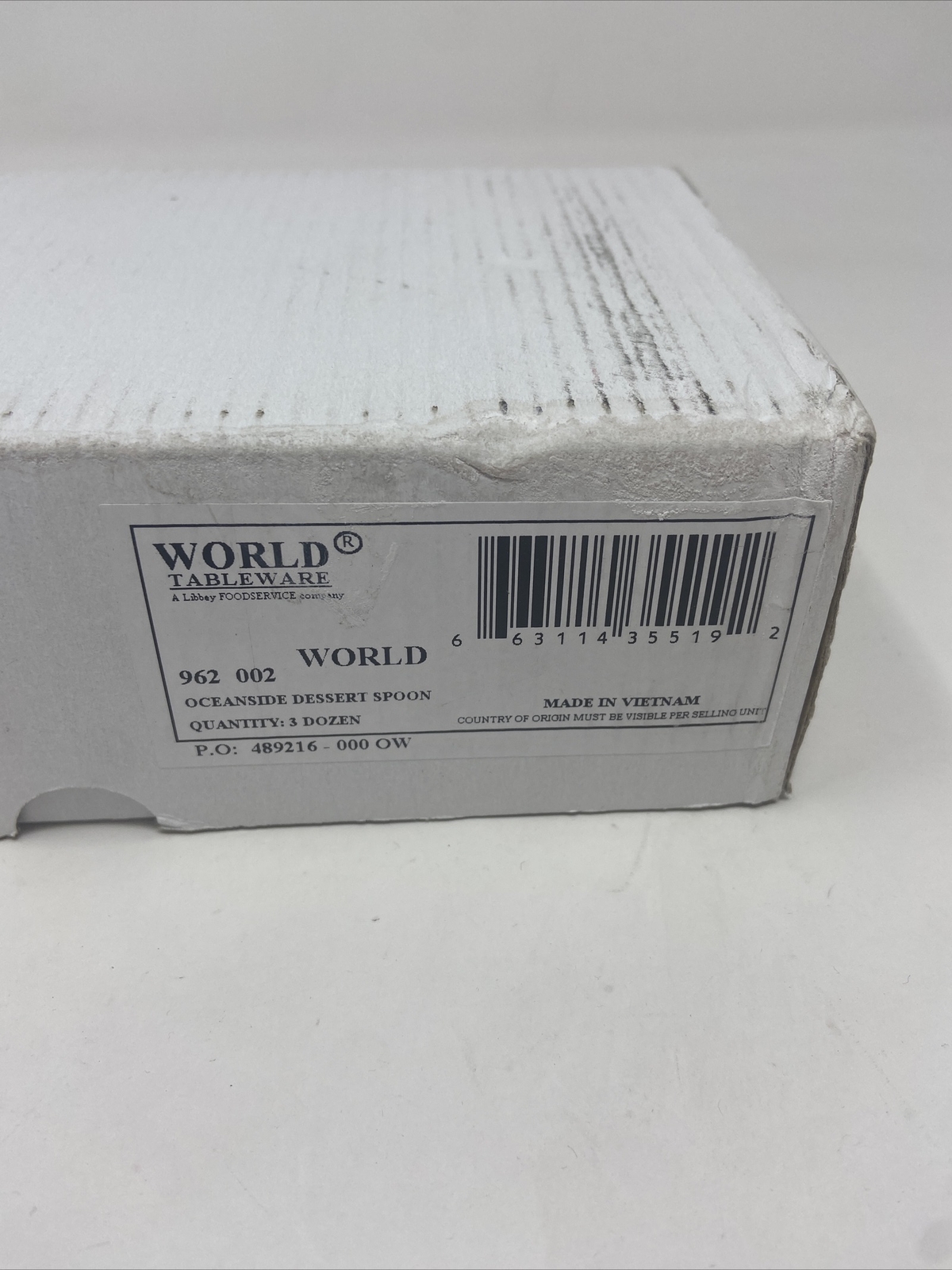 World Tableware 962 002 Oceanside 7-1/4" Dessert Spoon Box Of 3 Dozen NEW