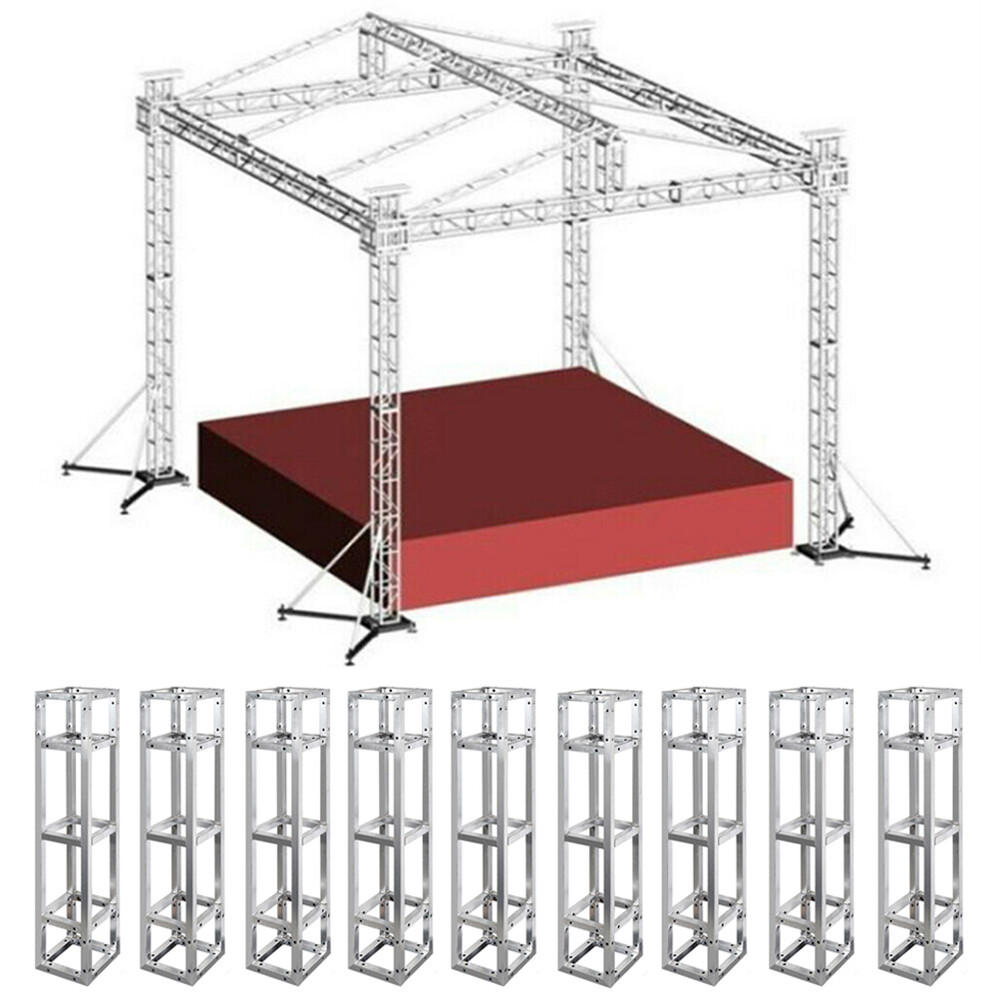 3X Silver Truss Wedding Arch Canopy Backdrop Stands Kit DJ Lighting Stage System