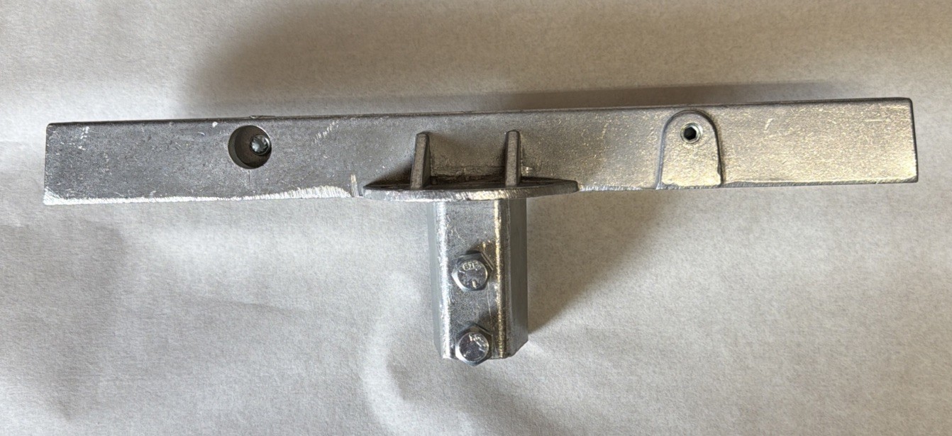 12"  Road Street Name Sign Top Mounting Bracket U Channel Post Flat Holder