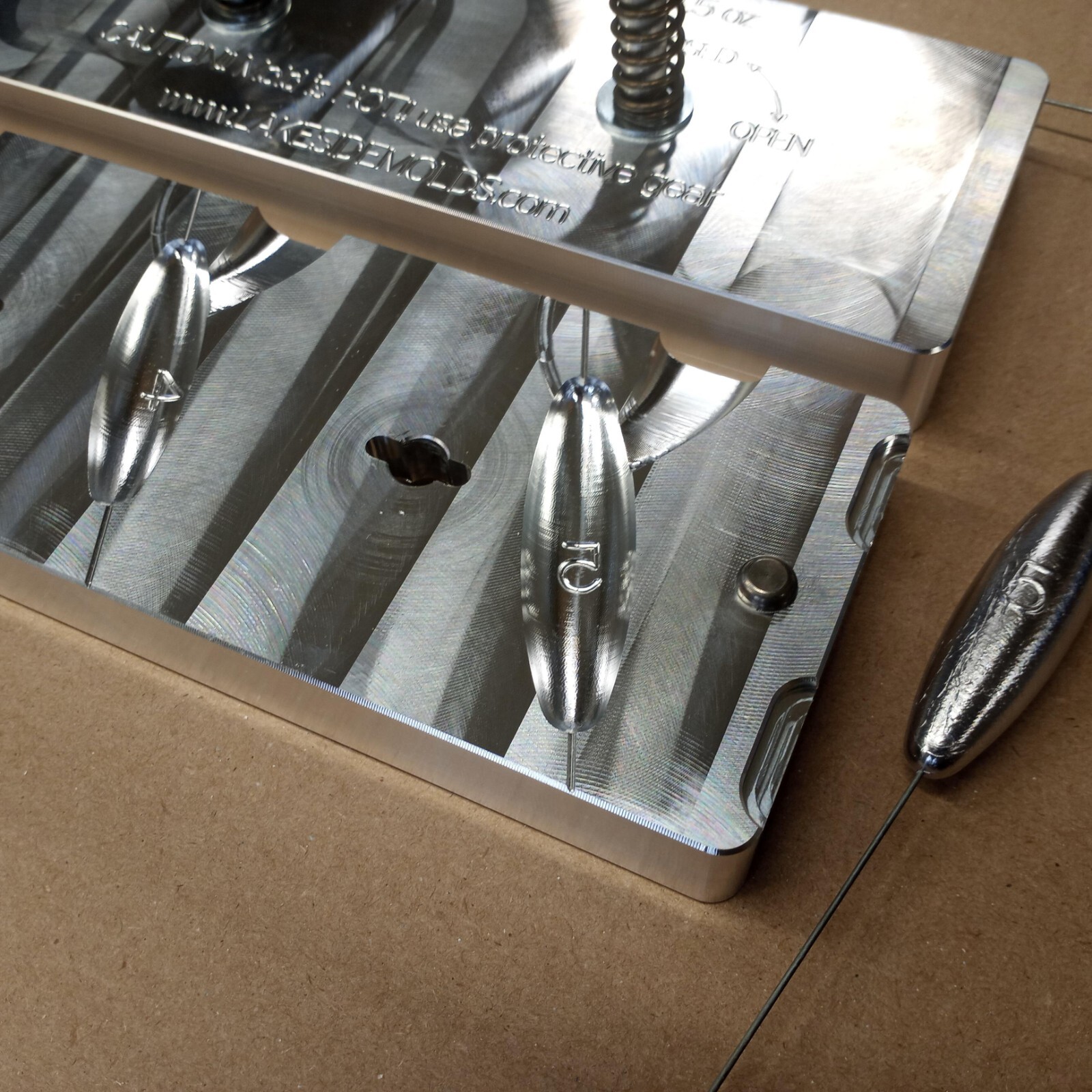 Bottom Bouncer Weight Mold - 3 oz, 4 oz, 5 oz.