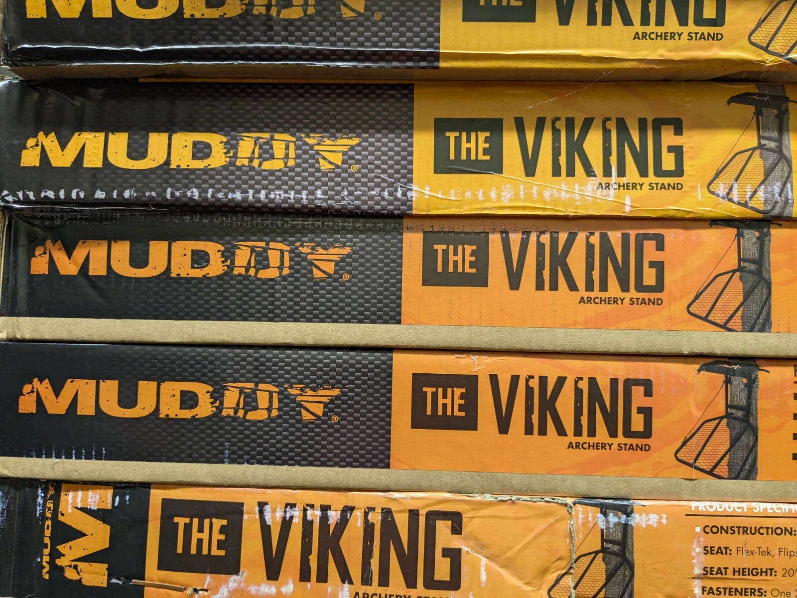 Muddy The Viking Lightweight Silent Hang-On Treestand/Flex-tek Seat Deer Hunting