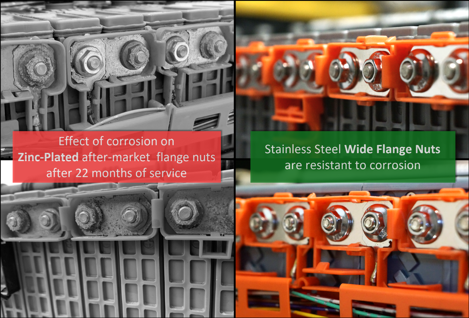 Nickel-Plated, Copper BUS BARS & SS NUTS for Prius (2004-2015) & Lexus CT200h