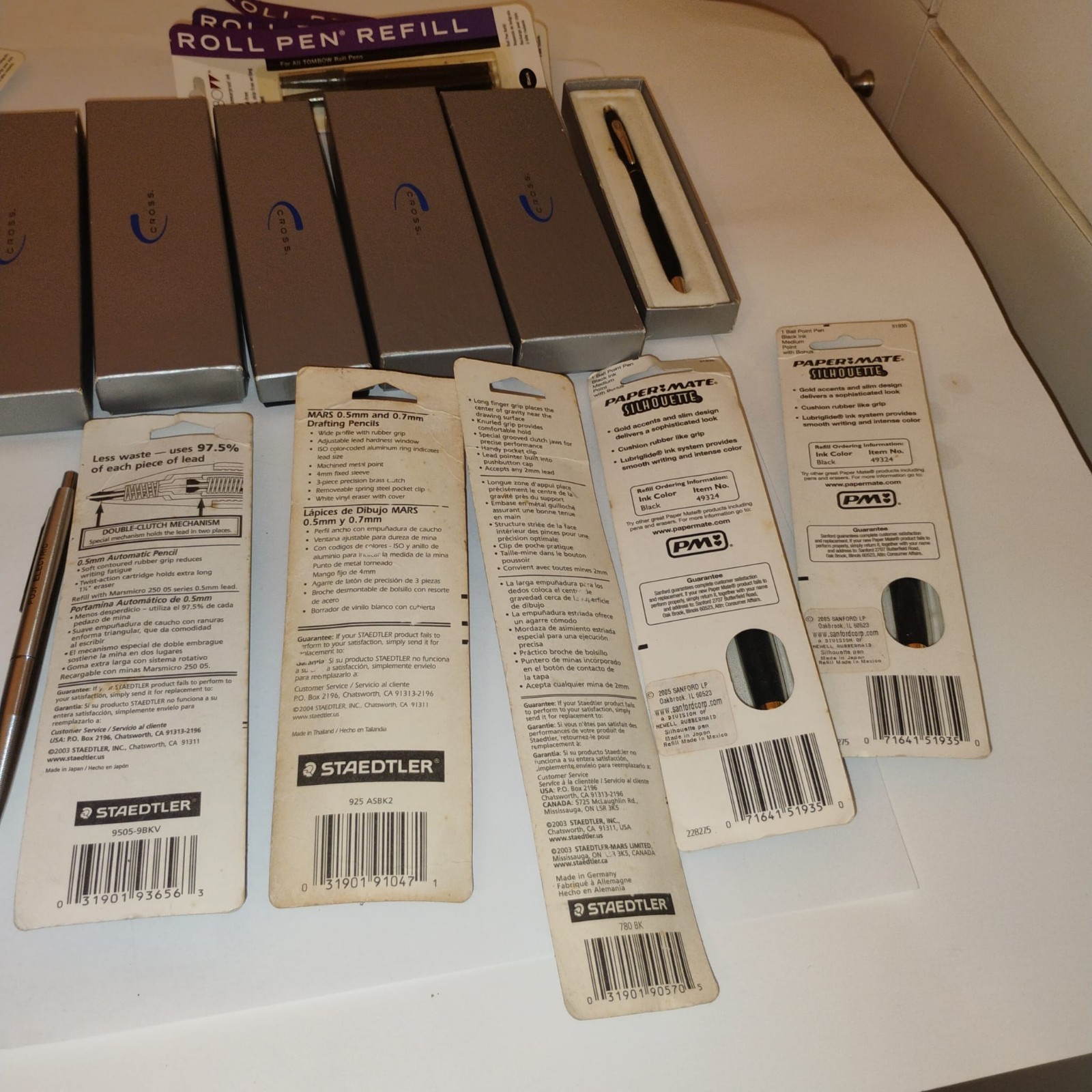 Cross Tombow Pilot vintage pens lot, used, free shipping