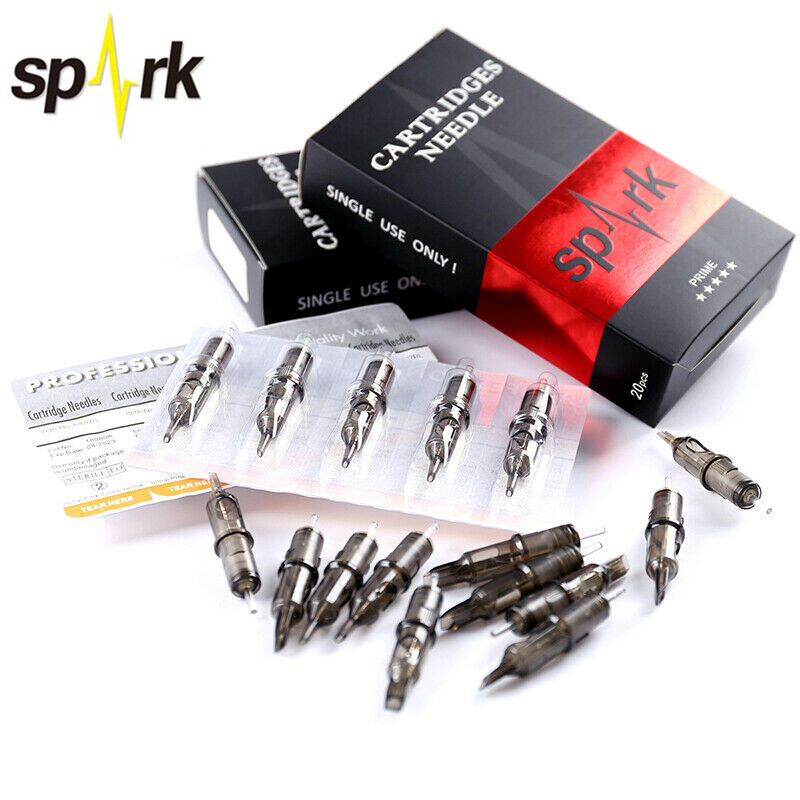 50Pcs Spark Tattoo Cartridge Needles Assorted Mixed Needles: PICK RL, RS, RM, M1