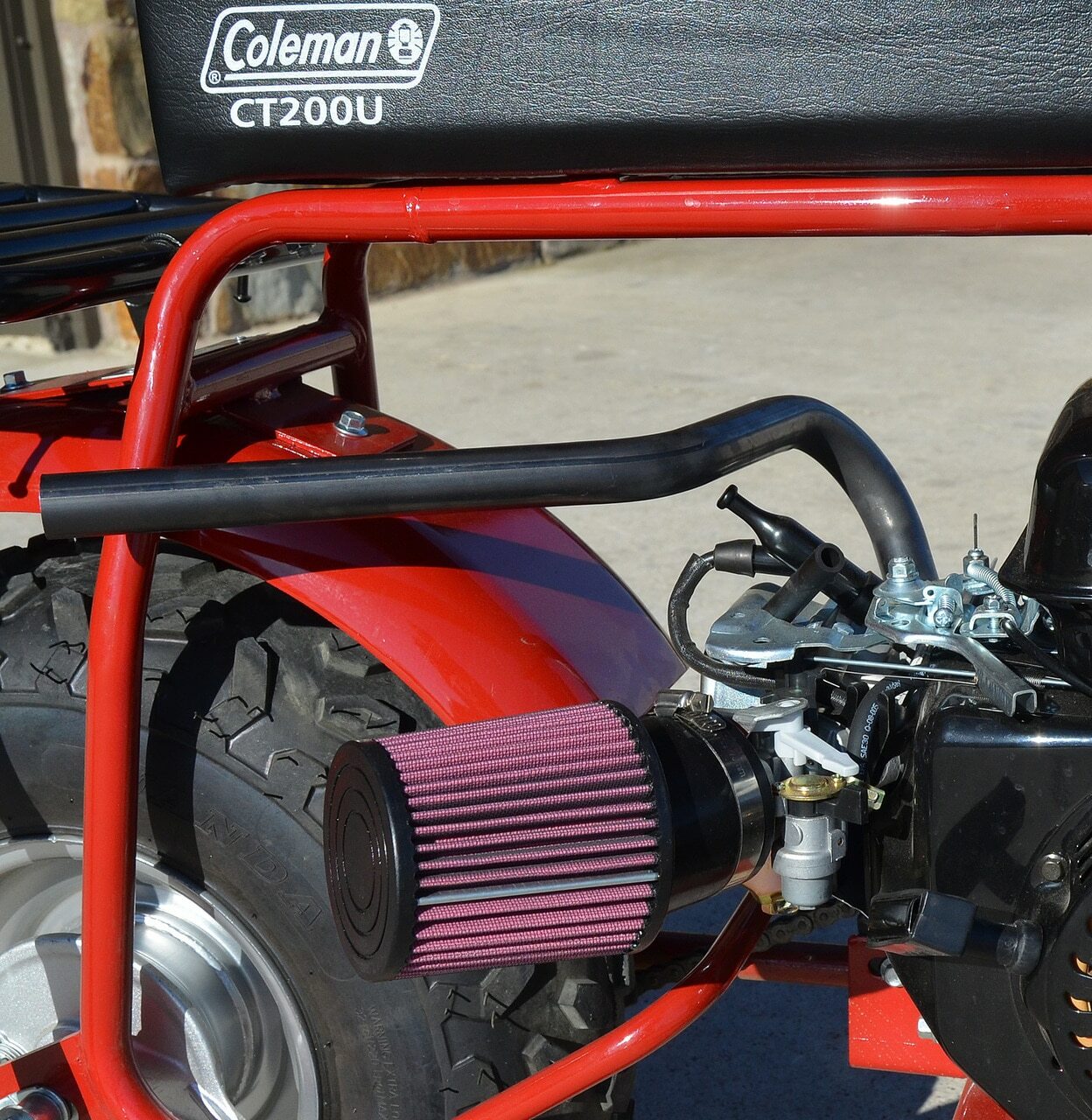 GoPowerSports Header Pipe, Coleman CT200/BT200 Mini Bikes