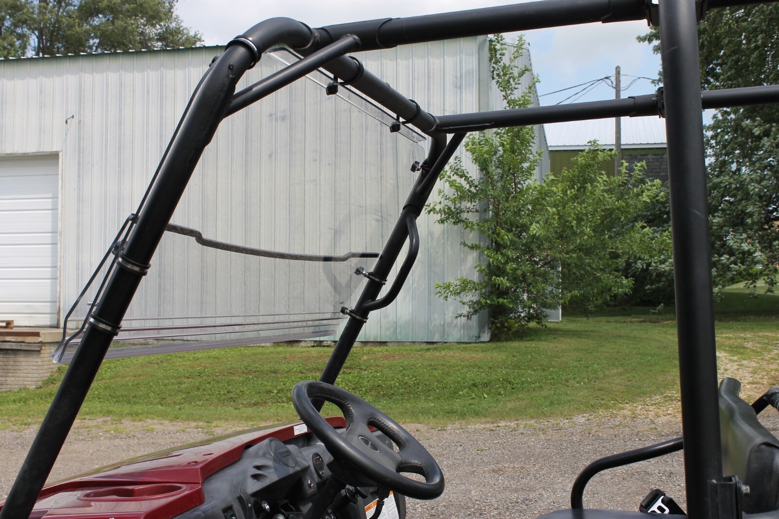 A & M Fold-up Windshield Compatable with Kawasaki Mule 4000 & 4010