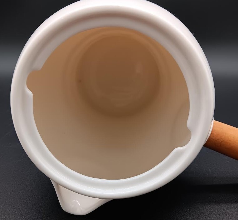 French Hot Chocolate Pot w/Base & Stirring Molinet from Red Envelope