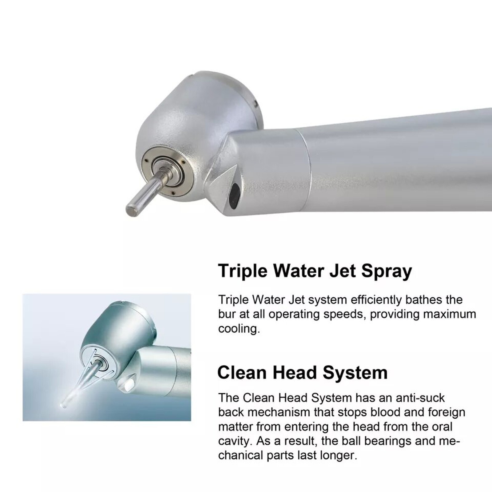 BEING Dental 45 Degree Surgical Handpiece High Speed KaVo NSK Coupler 4 6 Hole