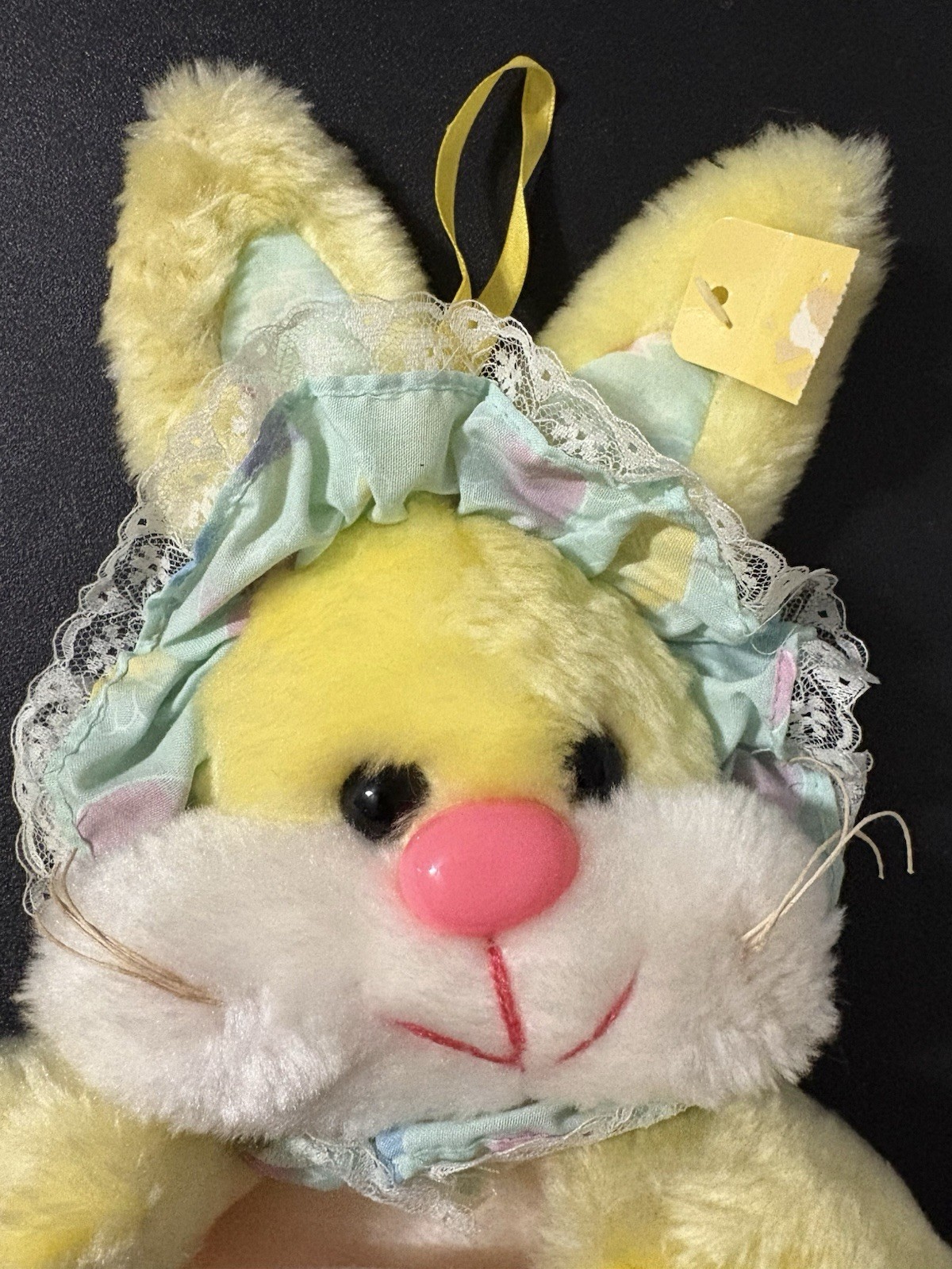 vintage woolworth Well-Made Toy Easter Bunny Plush Stocking