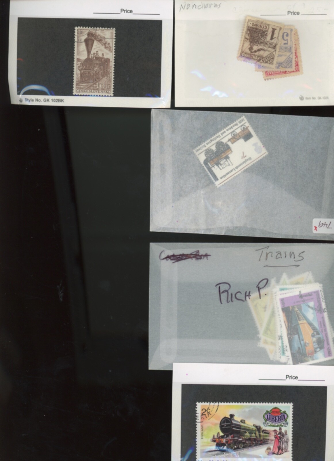 Worldwide Stamps Trains Topical TRAINS Stamps and mini-sheets (mb28