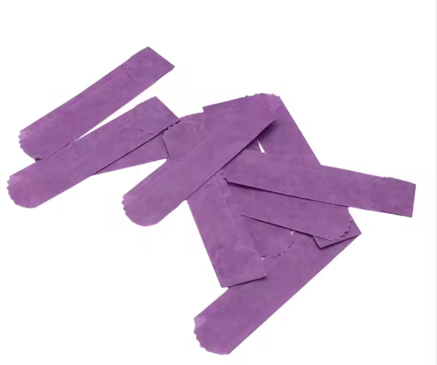 24mm PURPLE Glassine Wax Bags – Premium Quality, 600pcs