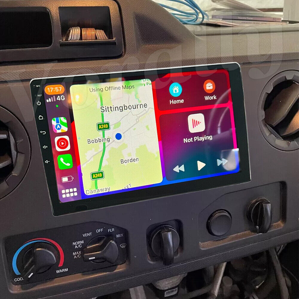 10" For 2009-2013 Ford E150 E250 E350 Apple Carplay Android 13 Stereo Radio GPS