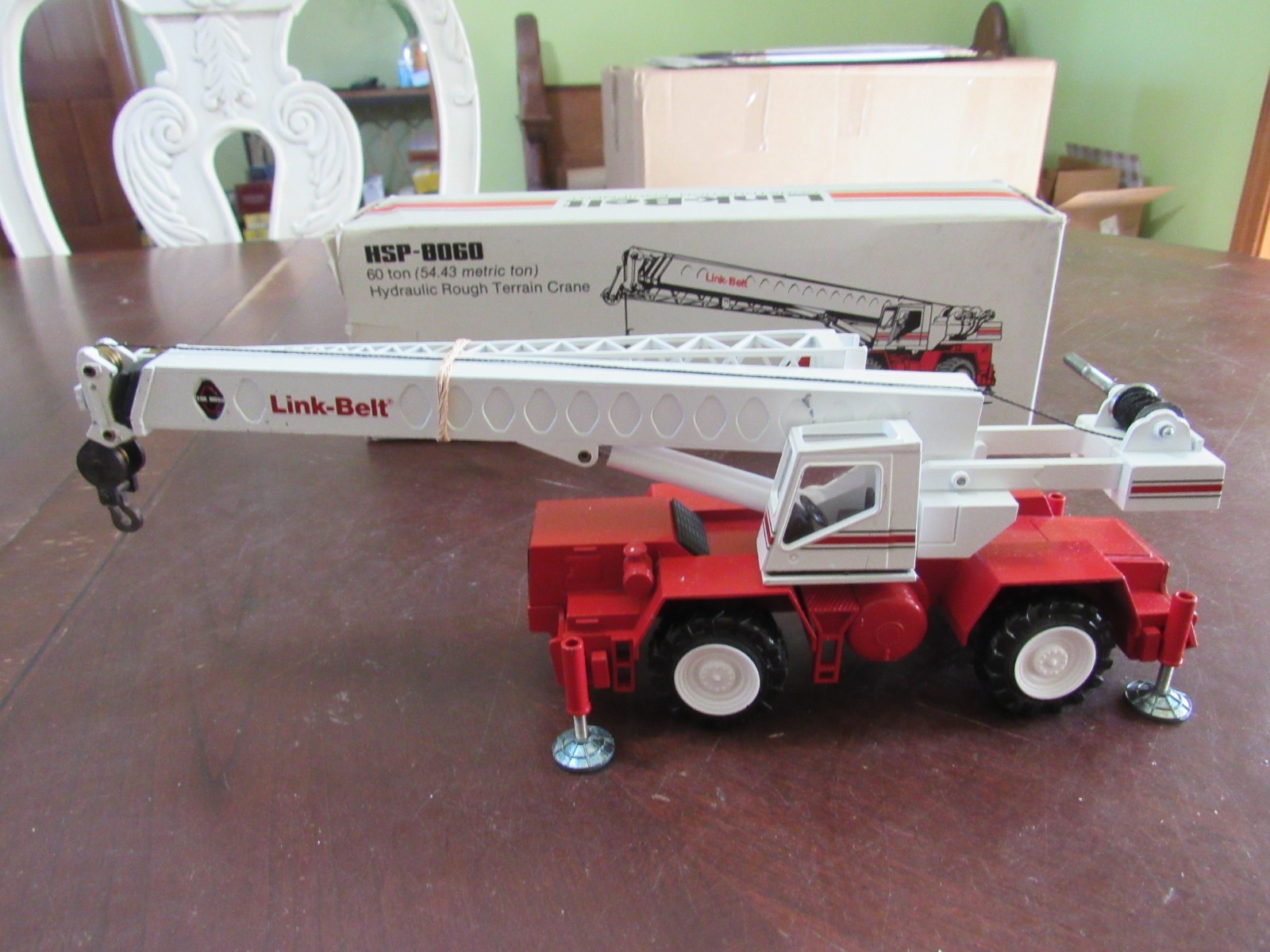 NZG 1/50 LINK-BELT HSP-8060 HYDRAULIC ROUGH TERRAIN CRANE - MIB