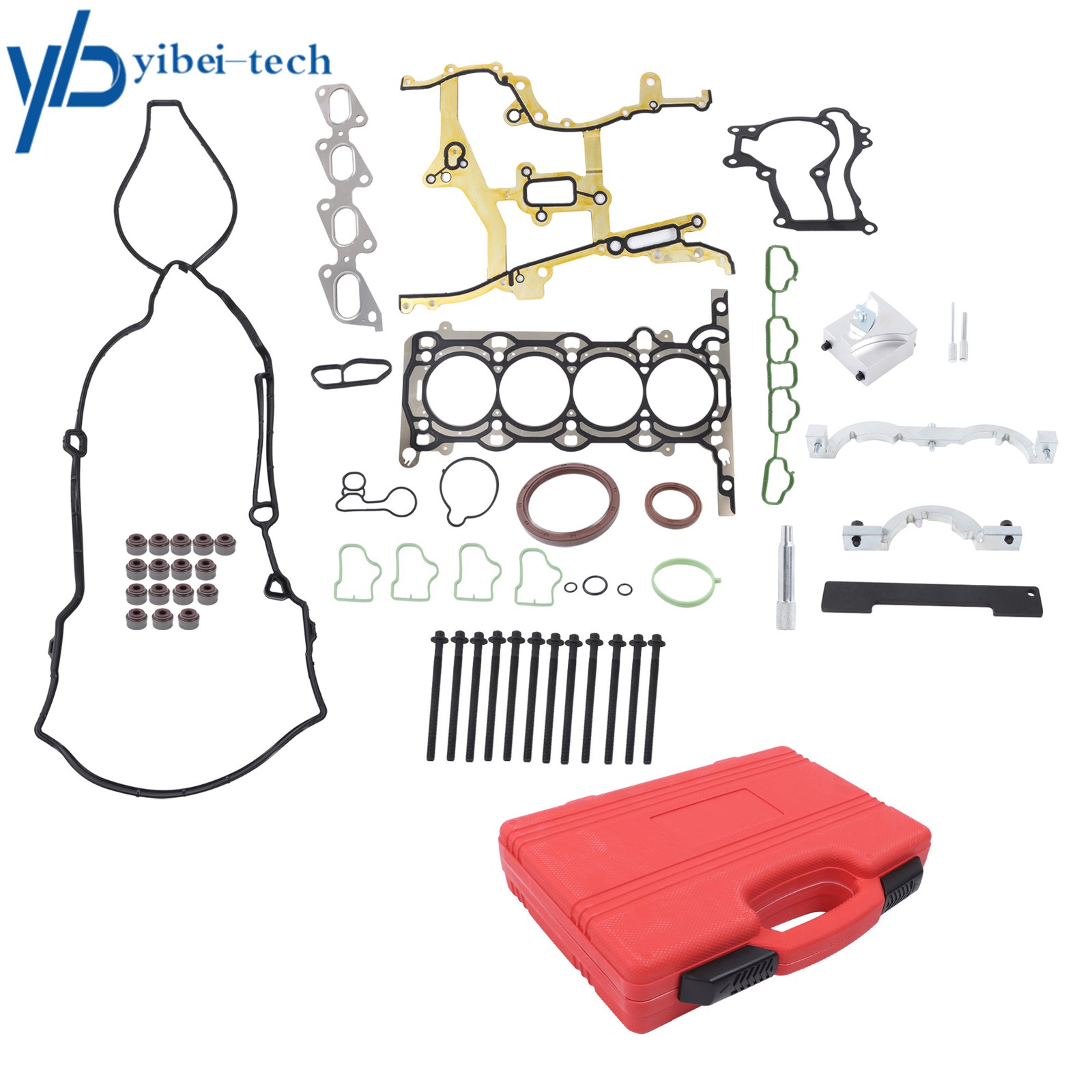 Cylinder Head Gasket Bolts Set & Timing Tool Kit For Chevrolet Cruze 1.4L Turbo