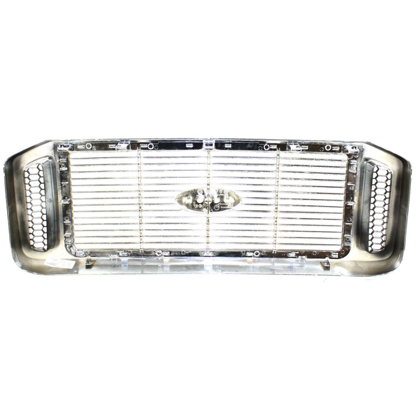 Grille For 2006-2007 Ford F-250 Super Duty F-350 Super Duty Chrome Plastic