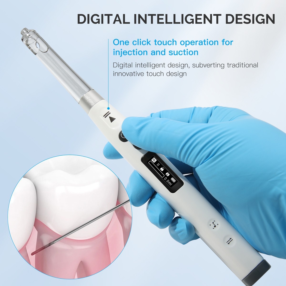 AZDENT Dental Wireless Painless Oral Local Anesthesia Device Pen Injector USA