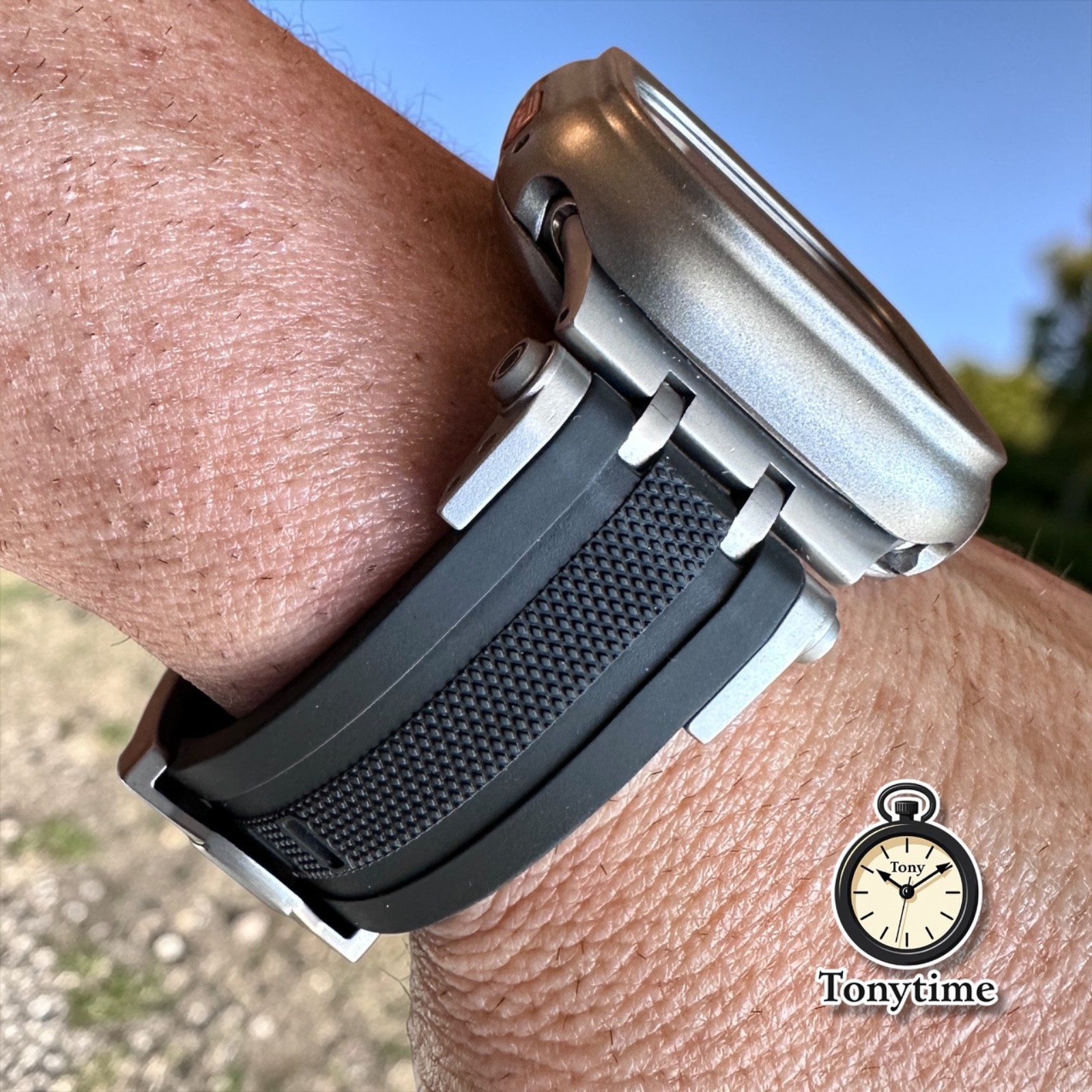 Titanium Sentinel Ultra Elite Mod Kit Apple Watch Ultra 49mm Case + B.Fly Clasp