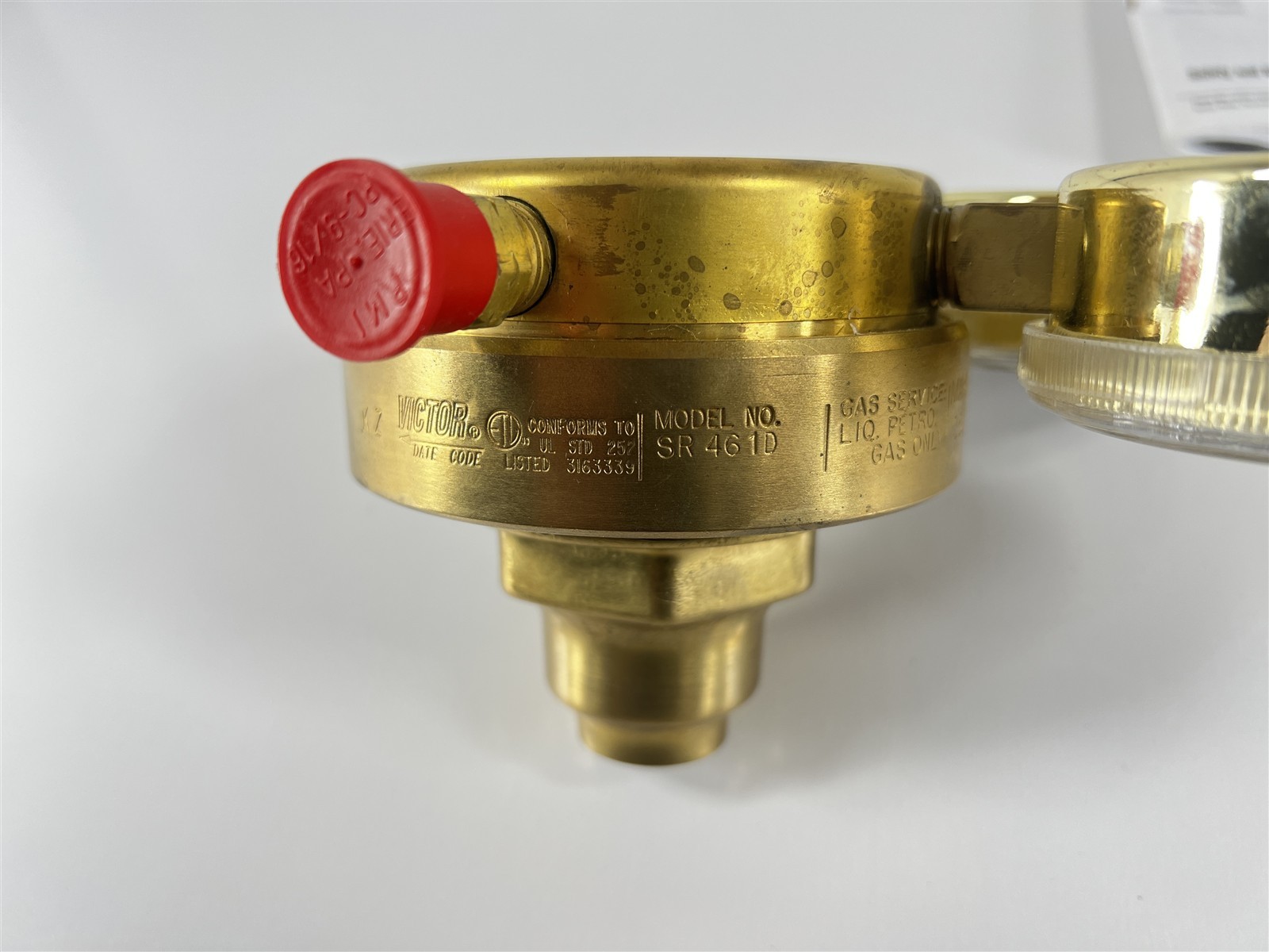 Victor SR 461D-510 Heavy Duty Liquefied Petroleum Gas Single Stage Regulator