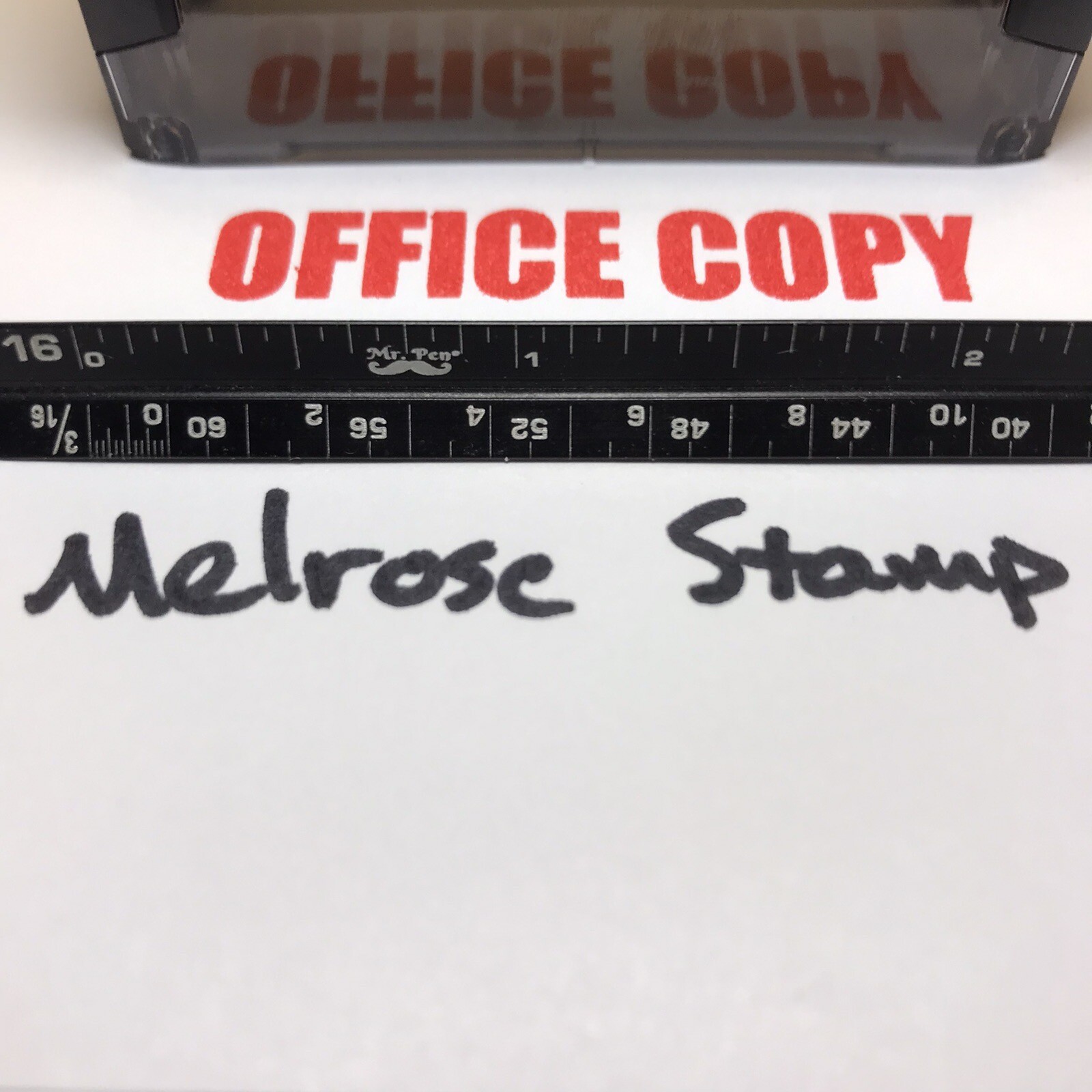 Office Copy Rubber Stamp Red Ink Self Inking Ideal 4913