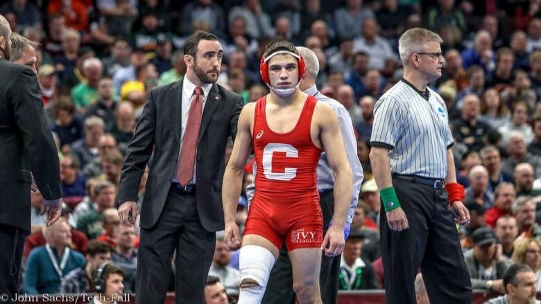 Cornell University wrestling Team singlet suit Brand New Ivy League Asics Large