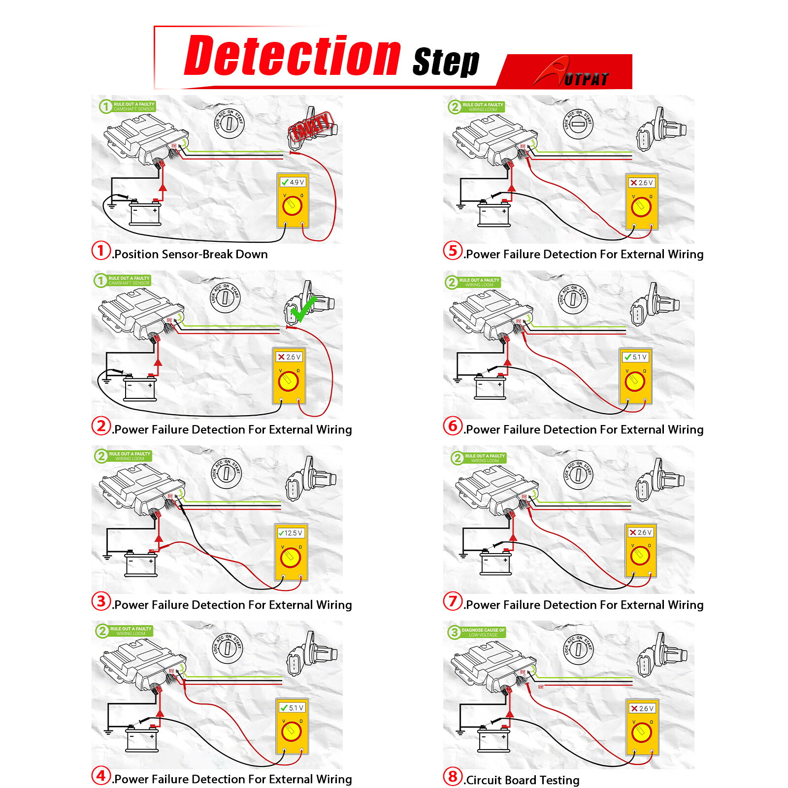 Crankshaft Position Sensor 10456161 For 1993-2005 Buick Chevy Oldsmobile Pontiac